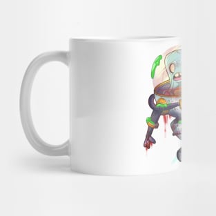 Funny Alien Experiment Astronaut Robot Mug